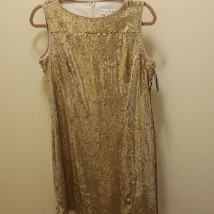 Doncaster Gold Sequin Dress